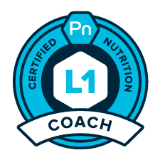 Badge officiel Precision Nutrition Level 1 Coach